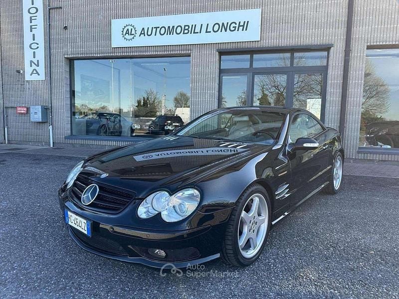 Usata Mercedes SL55 AMG AMG 500 CV (367 kW) 2003 Nero Cabrio