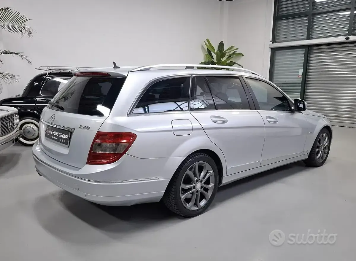 Usata Mercedes C220 Avantgarde 170 CV (125 kW) 2008 Grigio Station wagon