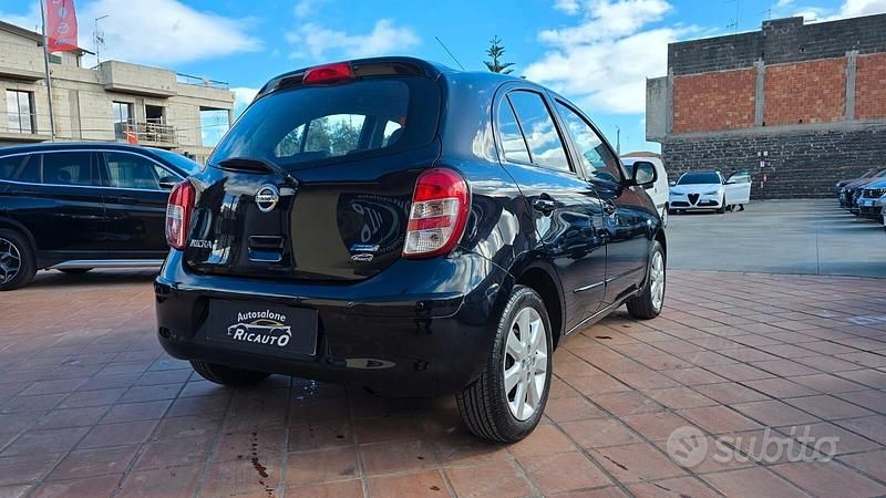 Usata Nissan Micra Acenta 80 CV (58 kW) 2012 Nero Utilitaria