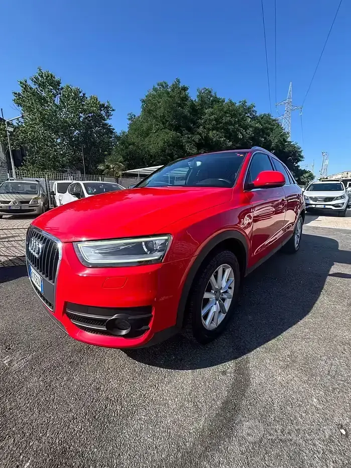 Usata Audi Q3 Advanced 140 CV (102 kW) 2014 Rosso SUV