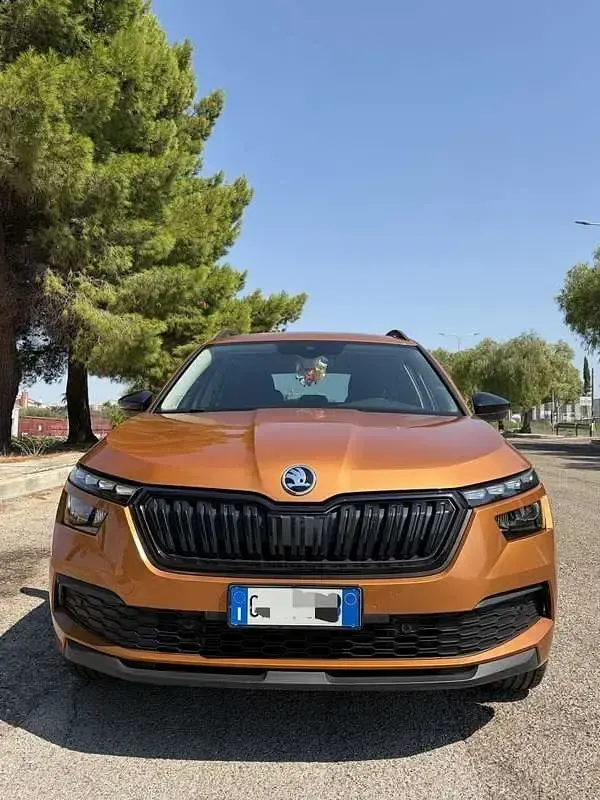 Usata Skoda Kamiq 110 CV (80 kW) 2023 Arancione SUV