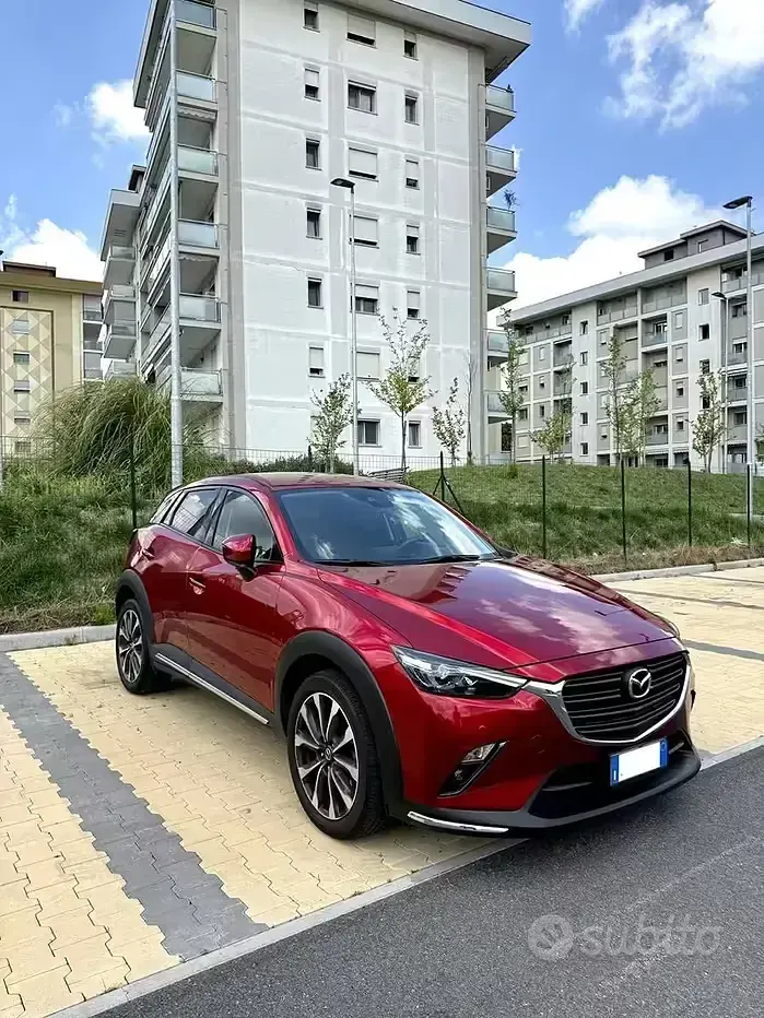 Usata Mazda CX-3 121 CV (88 kW) 2021 Rosso SUV