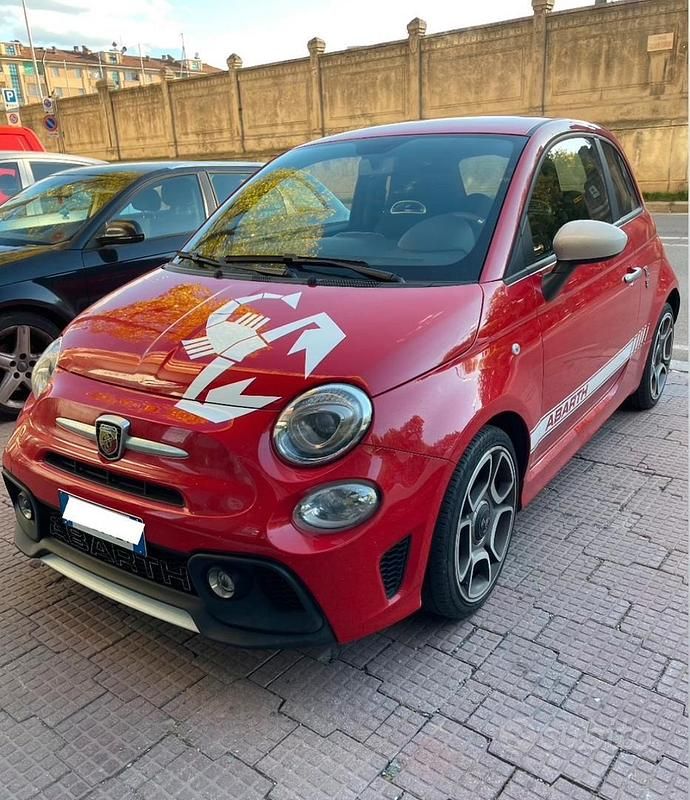 Usata Abarth 500 145 CV (106 kW) 2018 Rosso Berlina
