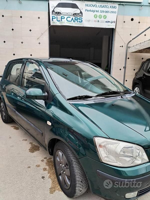 Usata Hyundai Getz Active 82 CV (60 kW) 2004 Verde Utilitaria