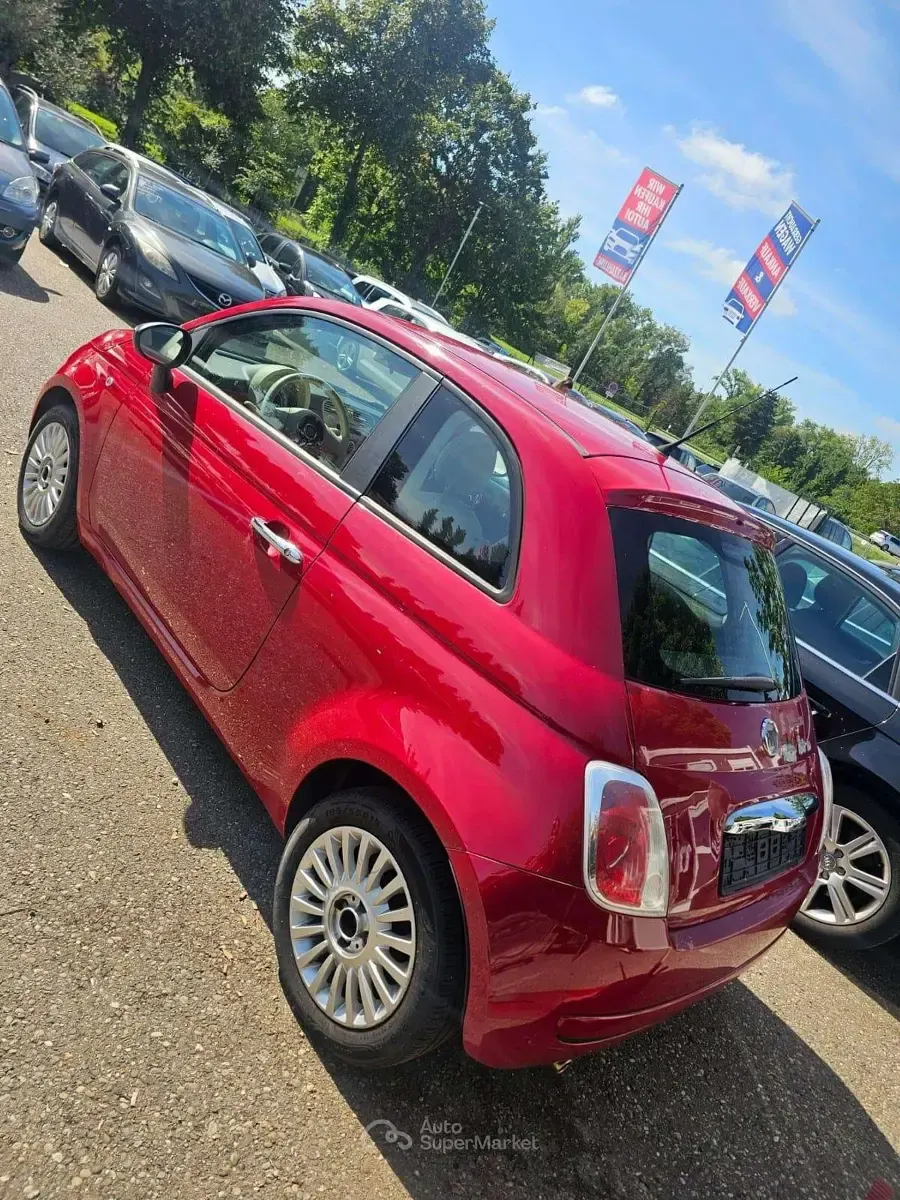 Usata Fiat 500 Pop 69 CV (50 kW) 2009 Rosso Utilitaria