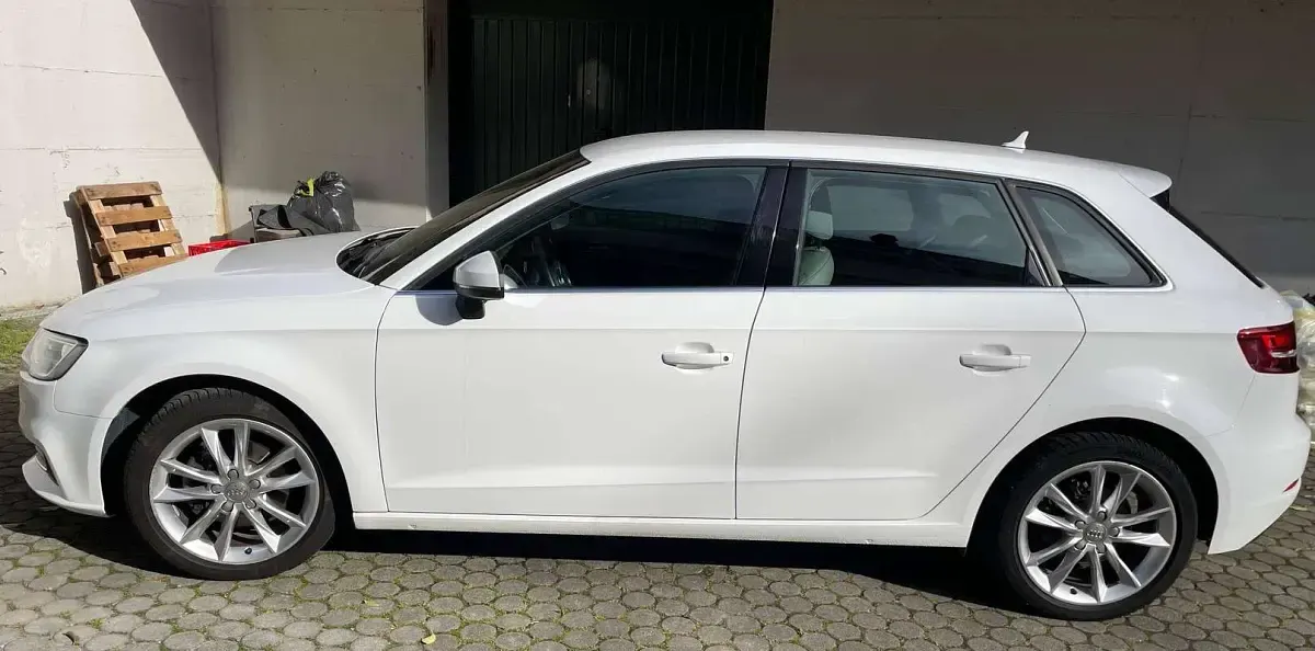 Usata Audi A3 Design 110 CV (80 kW) 2016 Bianco Berlina