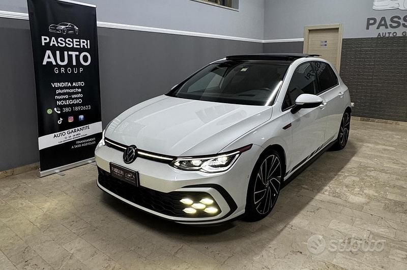 Usata VW Golf GTI 245 CV (180 kW) 2021 Bianco Berlina