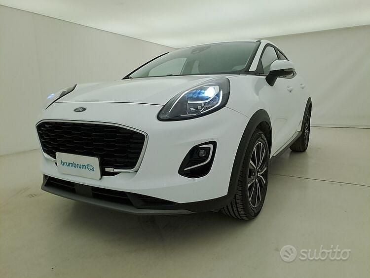 Bianco Usata 2021 Ford Puma Titanium SUV | 14.490 € (Super prezzo) - Immagine 1/4