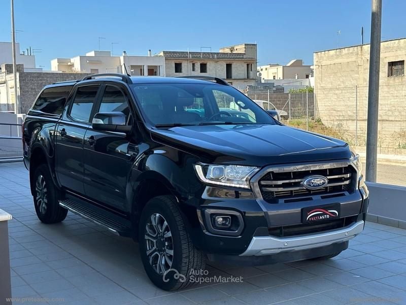Usata Ford Ranger Wildtrack 170 CV (125 kW) 2021 Nero Pick-up