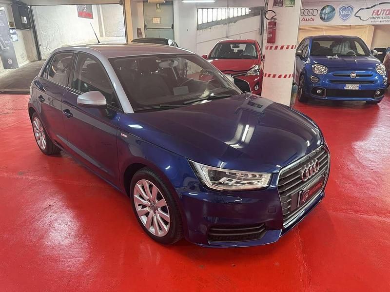 Usata Audi A1 Sportback Attraction 116 CV (85 kW) 2016 Blu/azzurro Utilitaria
