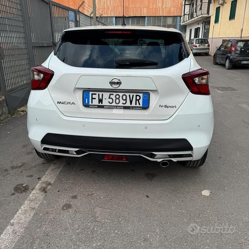 Usata Nissan Micra 117 CV (86 kW) 2019 Bianco Utilitaria