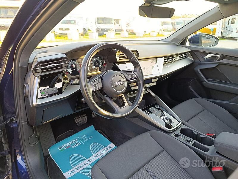 Usata Audi A3 Business 150 CV (110 kW) 2021 Blu Berlina