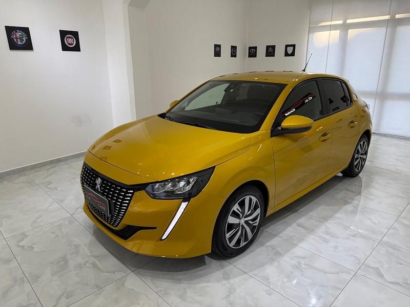 Usata Peugeot 208 Active 75 CV (55 kW) 2020 Giallo Utilitaria