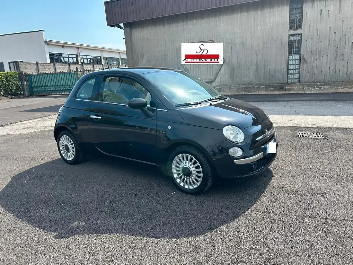 Usata Fiat 500 Lounge 69 CV (50 kW) 2014 Nero Berlina