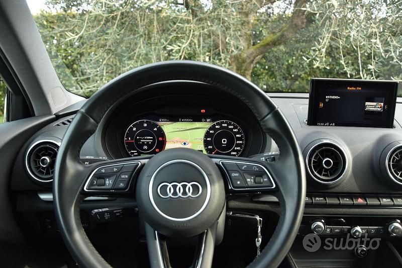 Usata Audi A3 Ambiente 116 CV (85 kW) 2019 Grigio Berlina