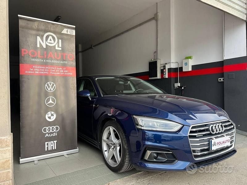 Usata Audi A5 Business 217 CV (159 kW) 2017 Blu Coupé