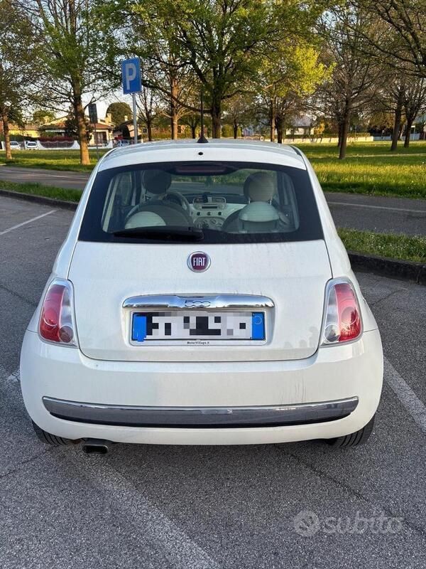 Usata Fiat 500 Lounge 69 CV (50 kW) 2014 Bianco Utilitaria