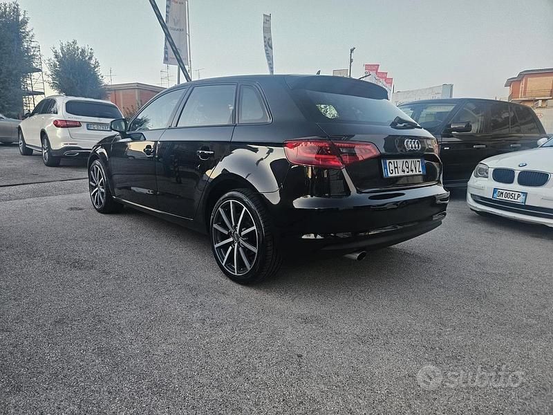 Usata Audi A3 Ambition 105 CV (77 kW) 2014 Nero Berlina