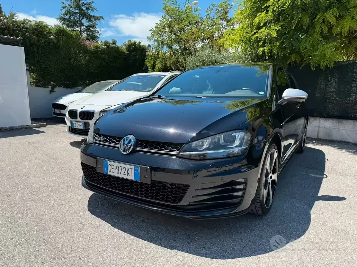 Usata VW Golf VII GTD 184 CV (135 kW) 2016 Nero Berlina