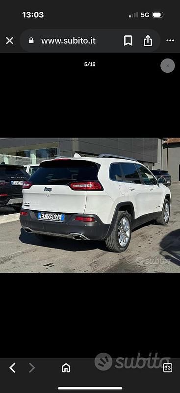 Usata Jeep Cherokee 170 CV (125 kW) 2015 Bianco SUV