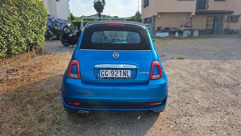 Usata Fiat 500C Sport 70 CV (51 kW) 2021 Blu Cabrio