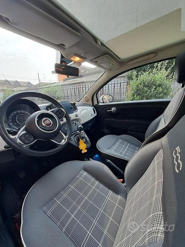 Usata Fiat 500 69 CV (50 kW) 2018 Bianco Utilitaria