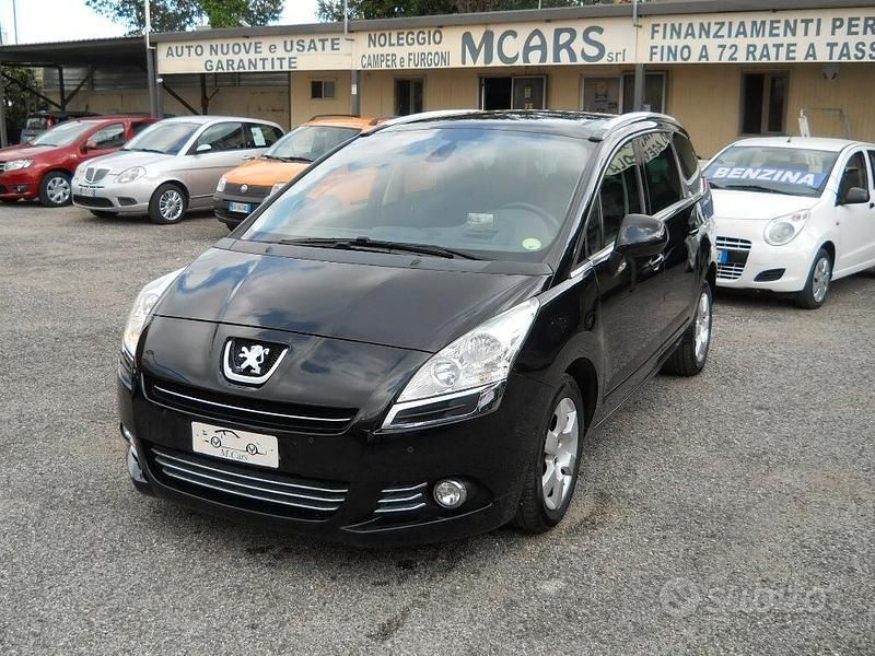Usata Peugeot 5008 Allure 115 CV (84 kW) 2014 Nero Monovolume