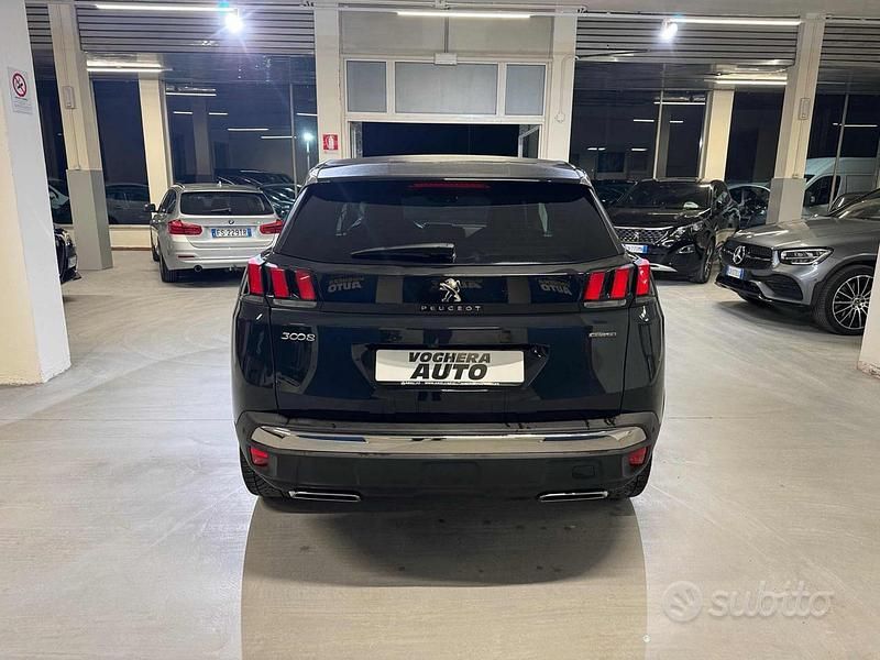 Usata Peugeot 3008 GT-line 131 CV (96 kW) 2019 Blu SUV