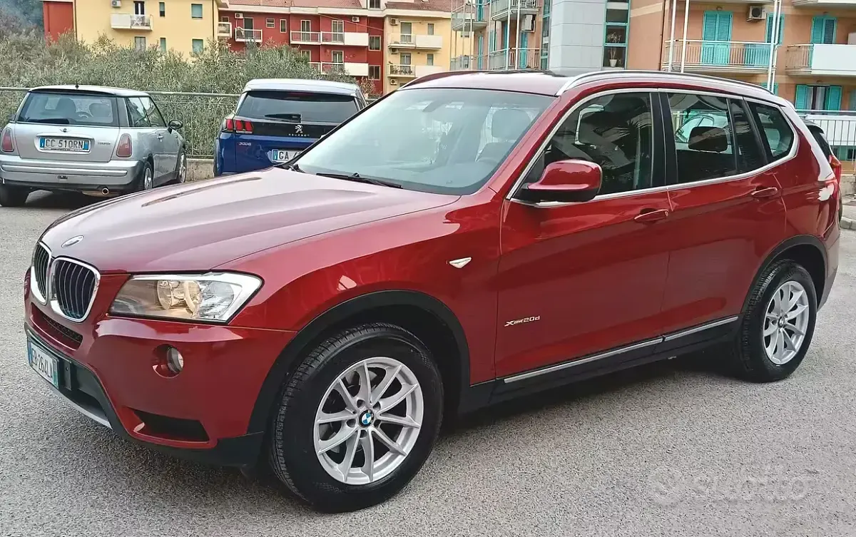Usata BMW X3 184 CV (135 kW) 2012 Rosso SUV