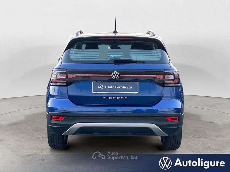 Usata VW T-Cross Style 95 CV (69 kW) 2022 Blu SUV