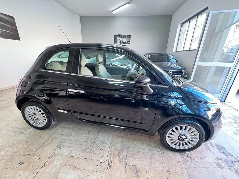 Usata Fiat 500 Lounge 95 CV (69 kW) 2010 Nero Berlina