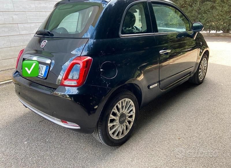 Usata Fiat 500 75 CV (55 kW) 2010 Nero Berlina