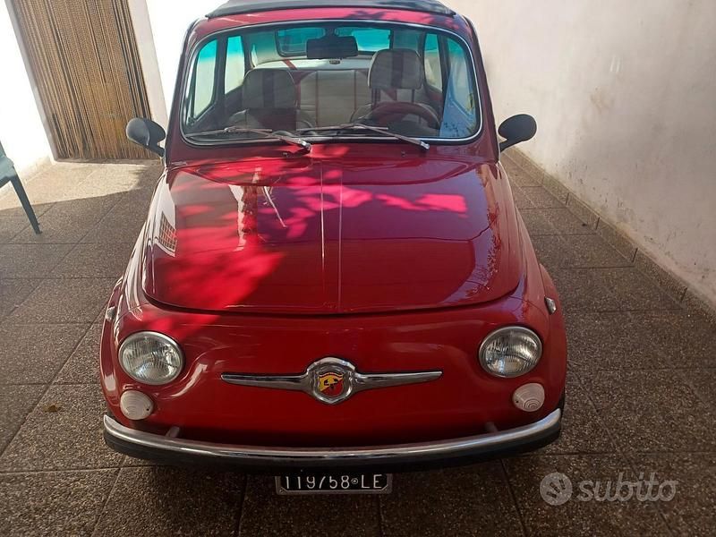 Usata Fiat 500 1970 Rosso Utilitaria