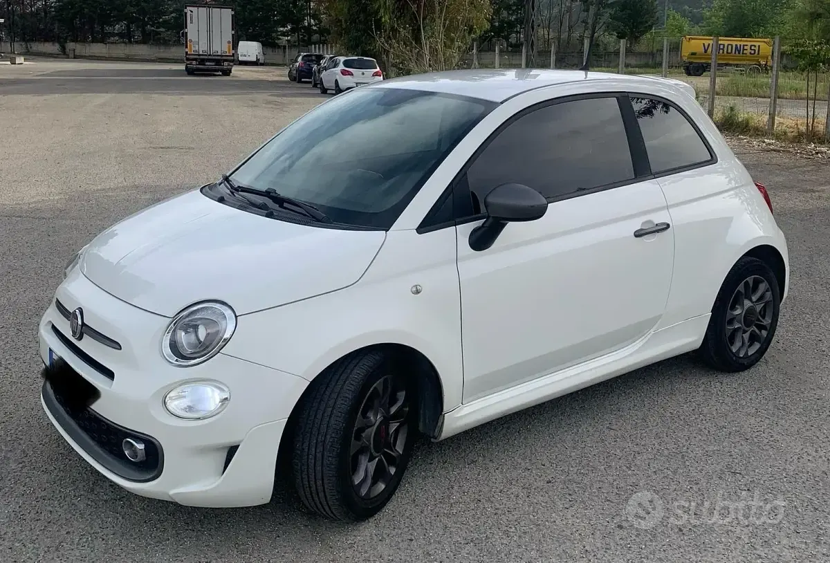 Usata Fiat 500 S 95 CV (69 kW) 2017 Bianco Berlina