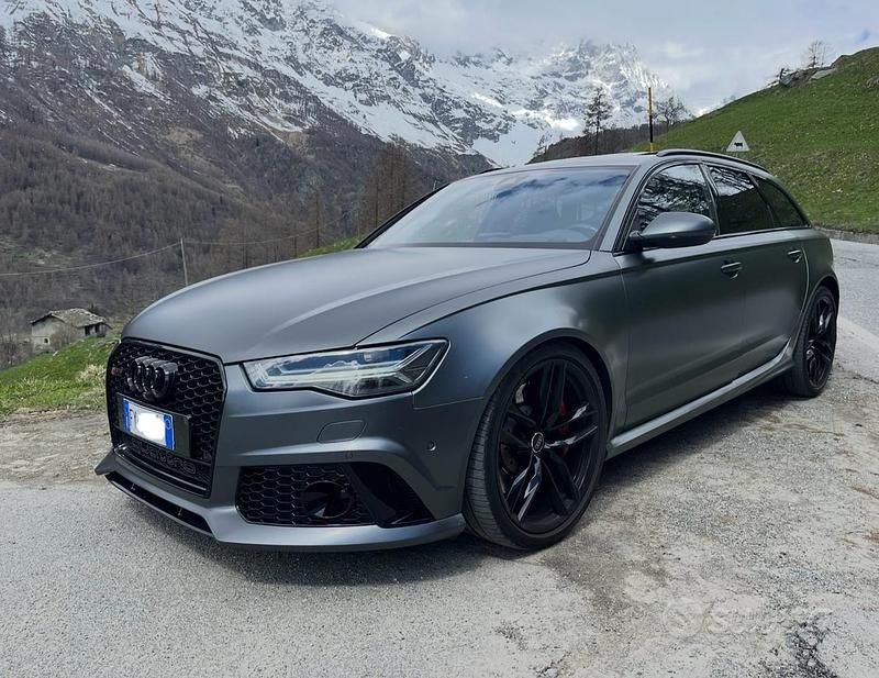 Usata Audi RS6 Ambiente 560 CV (411 kW) 2015 Grigio Station wagon