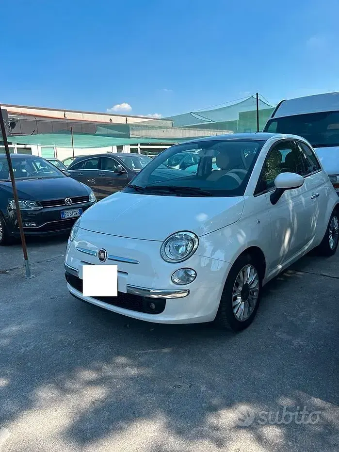 Usata Fiat 500 Lounge 69 CV (50 kW) 2014 Bianco Berlina