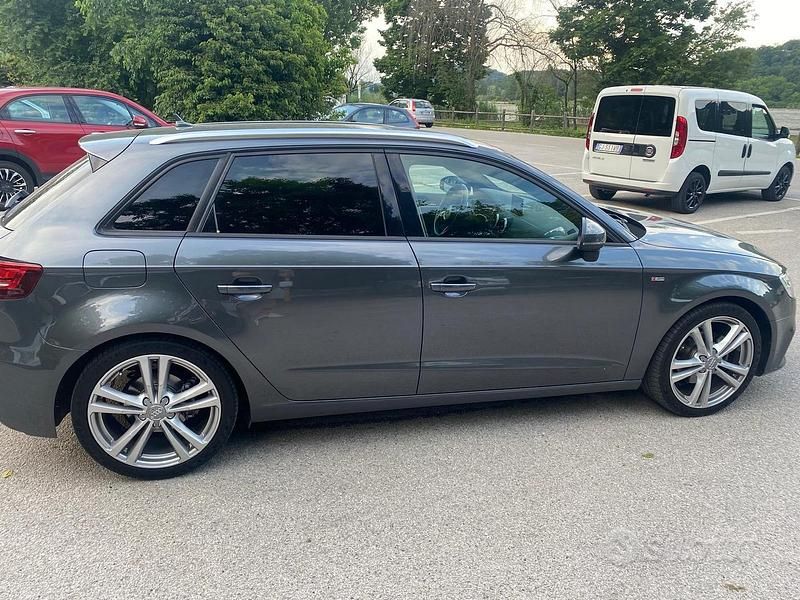 Usata Audi A3 150 CV (110 kW) 2017 Grigio Berlina