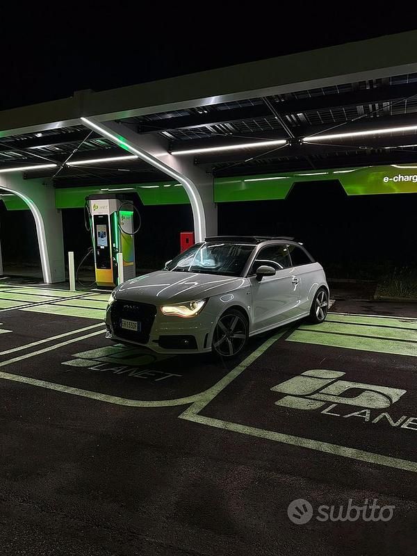 Usata Audi A1 S-Line 105 CV (77 kW) 2011 Bianco Utilitaria