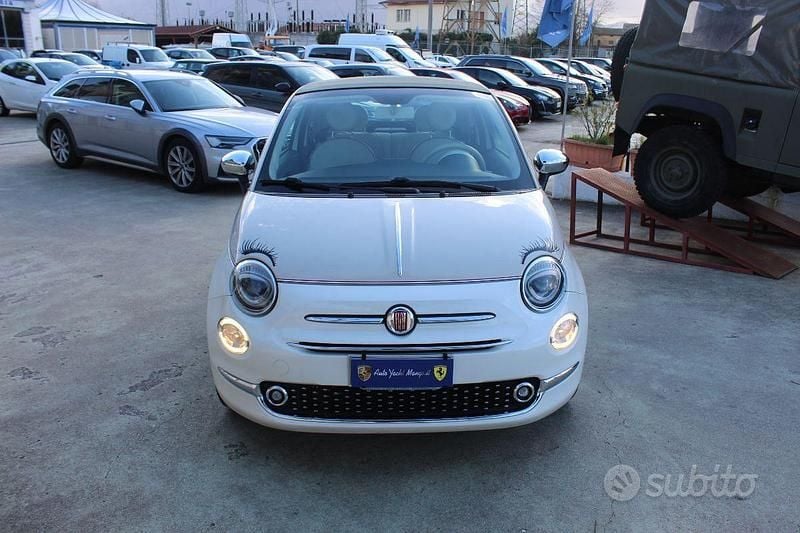 Usata Fiat 500C 95 CV (69 kW) 2017 Beige Cabrio