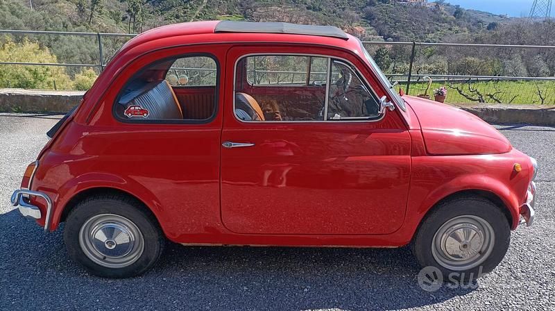 Usata Fiat 500 1970 Rosso Utilitaria
