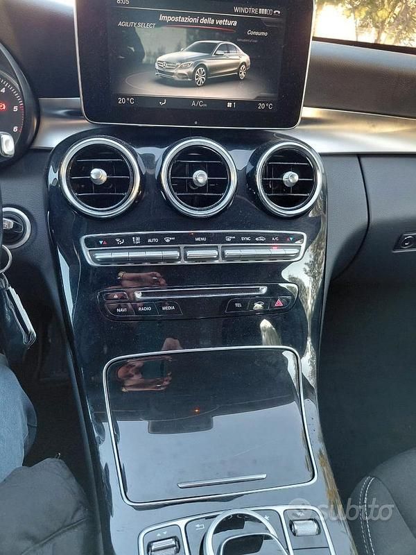 Usata Mercedes C220 2014 Grigio Berlina