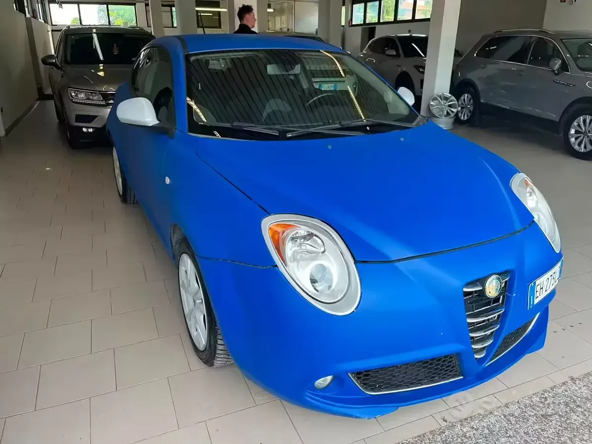 Usata Alfa Romeo MiTo Progression 95 CV (69 kW) 2011 Blu Utilitaria