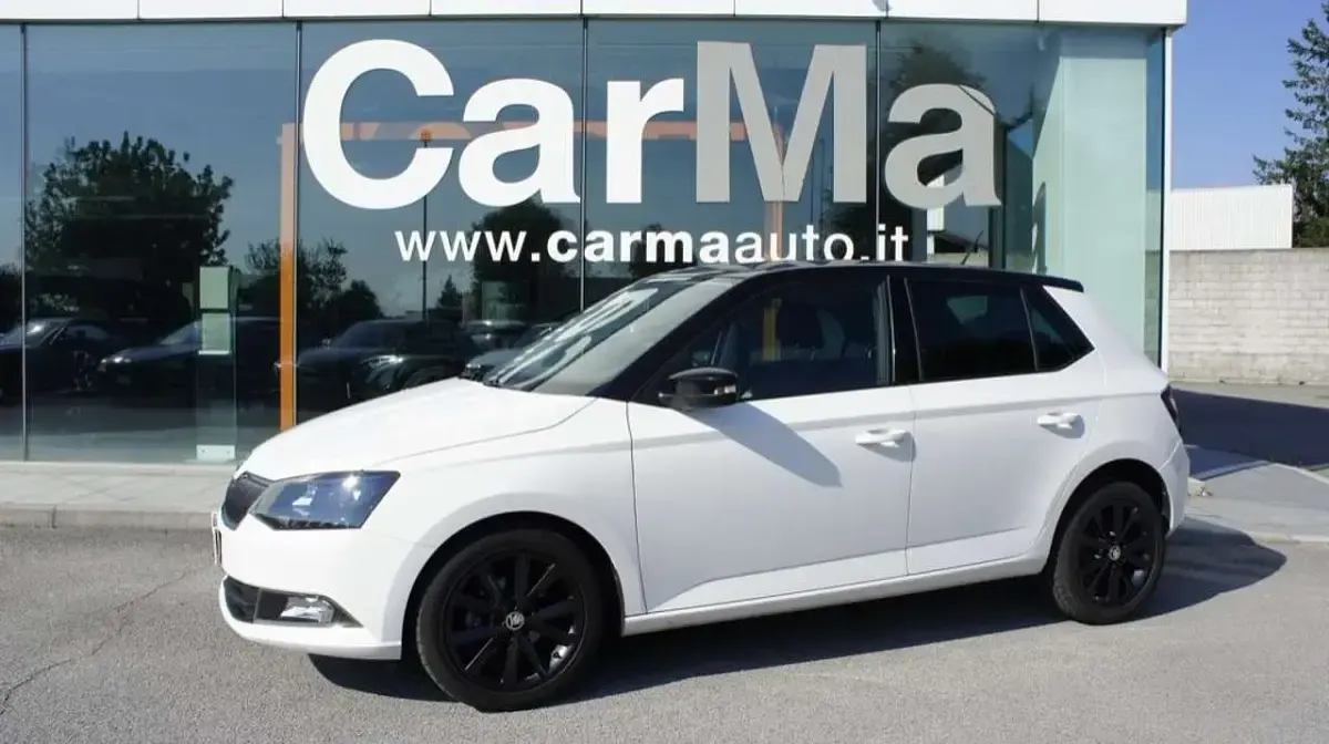 Usata Skoda Fabia Ambition 75 CV (55 kW) 2017 Bianco Berlina