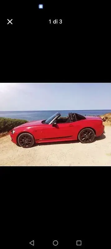 Usata Fiat 124 Spider Lusso 140 CV (102 kW) 2019 Rosso Cabrio