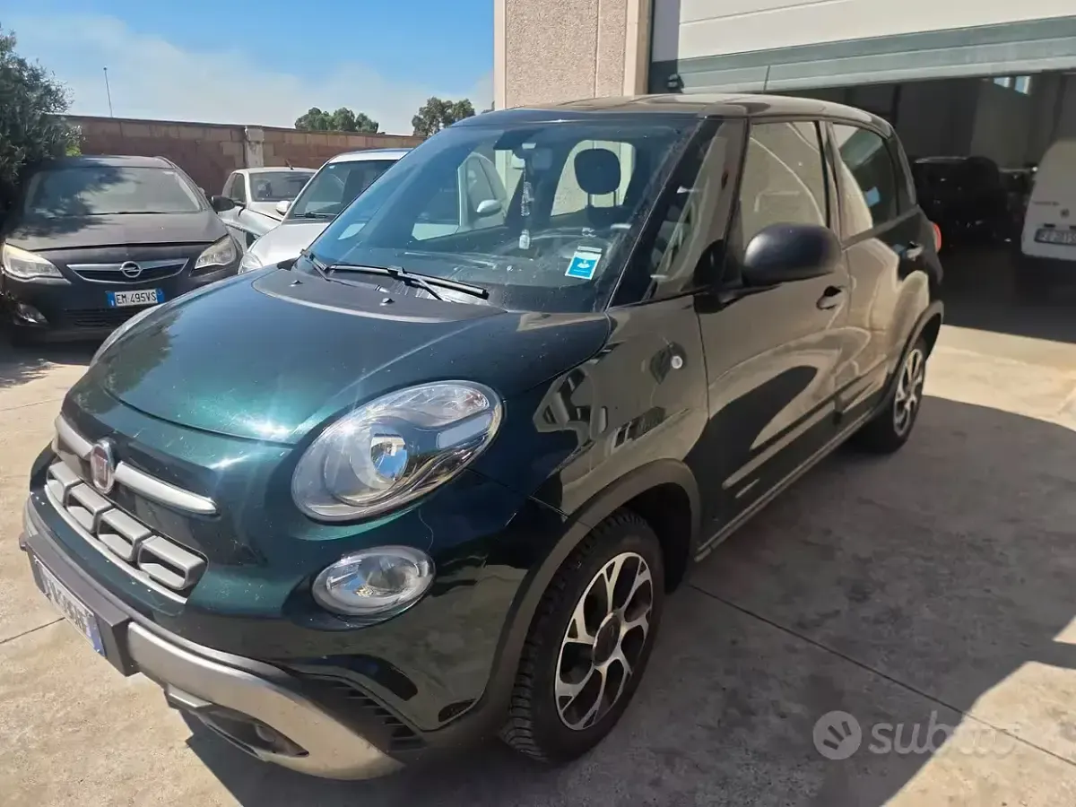 Usata Fiat 500L Cross 95 CV (69 kW) 2019 Verde Monovolume