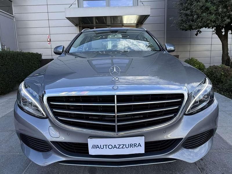Usata Mercedes C200 Exclusive 184 CV (135 kW) 2015 Argento palladio Station wagon