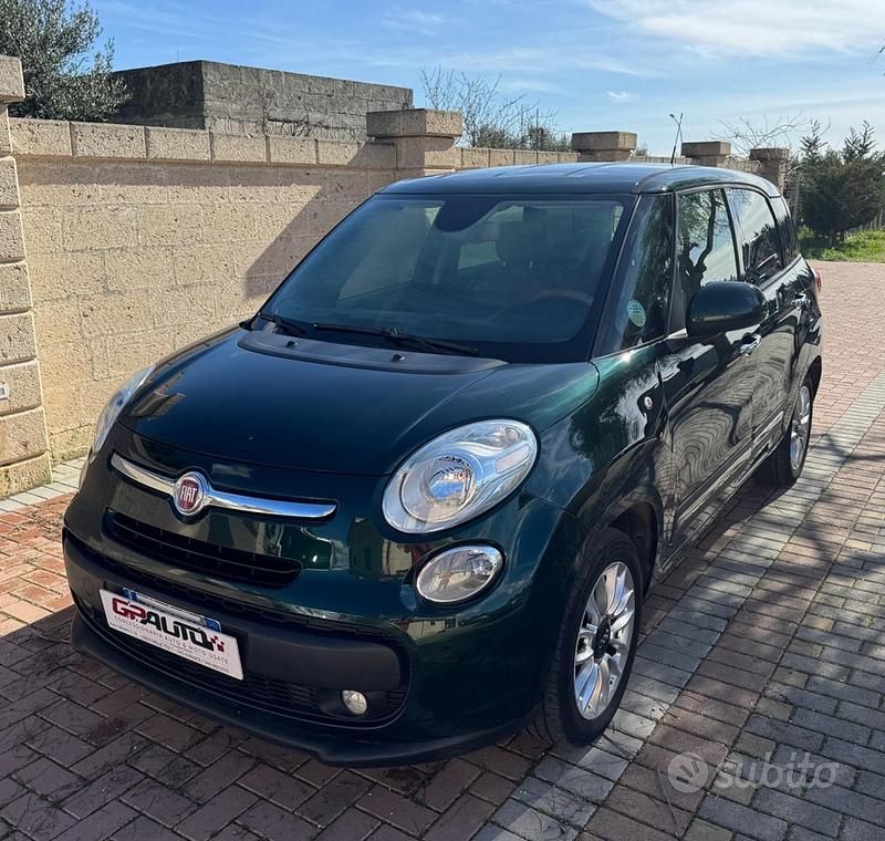 Usata Fiat 500L Living 105 CV (77 kW) 2014 Verde Monovolume