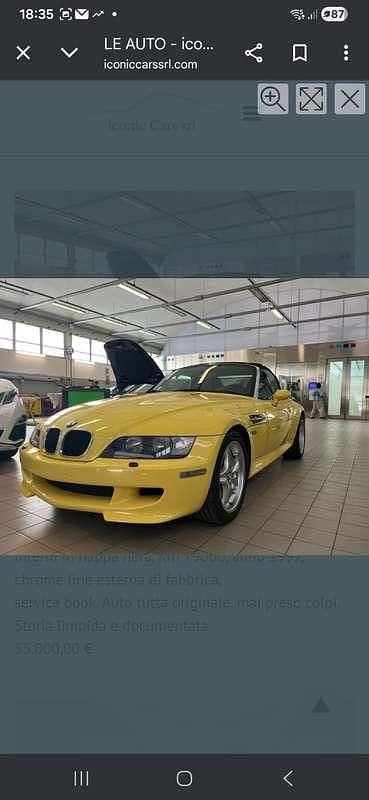 Usata BMW Z3 M 321 CV (236 kW) 1997 Cabrio