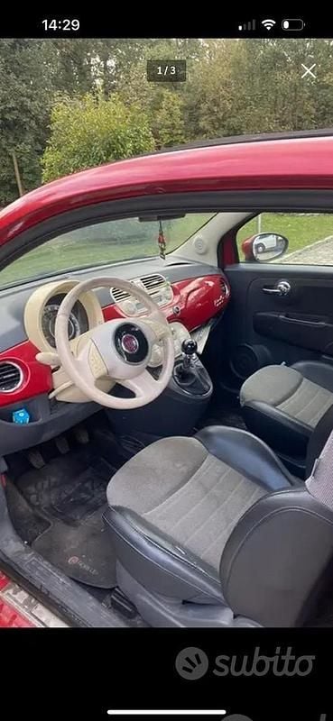 Usata Fiat 500 75 CV (55 kW) 2010 Cabrio