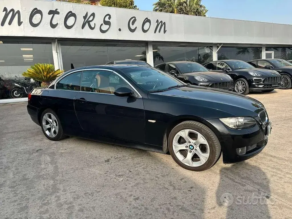 Usata BMW 320 Cabriolet 177 CV (130 kW) 2008 Nero Cabrio